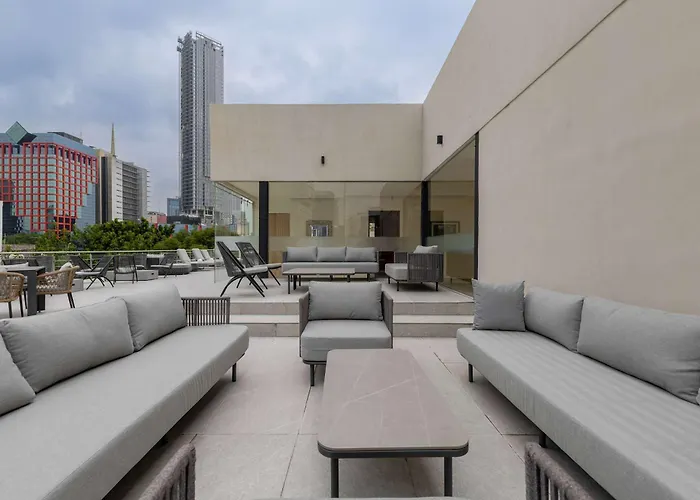 Apartamento 414 Capitalia Chic 2br With Rooftop And Valet Parking *